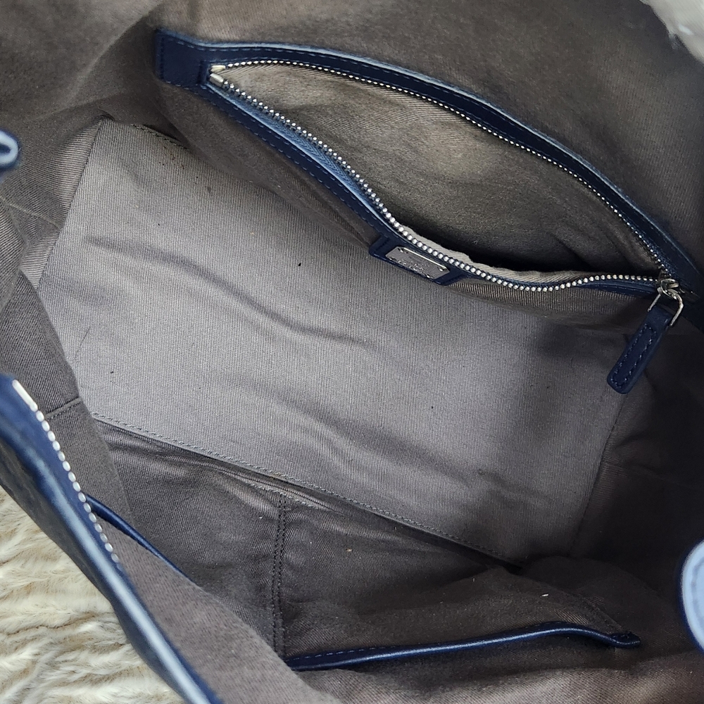 MCM Dark Blue Shoulder Bag - Picture 8 of 10